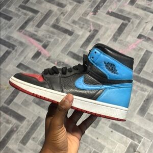 Jordan Men's Shoes - Black, Blue, Red